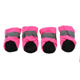 Dog Shoes for Hot Pavement, Soft Socks for Small Dogs Cats Booties for Walking Prevent Scratching Pink Size 5