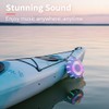 HEYSONG Waterproof Shower Bluetooth Speaker, Durable & Portable with Clear