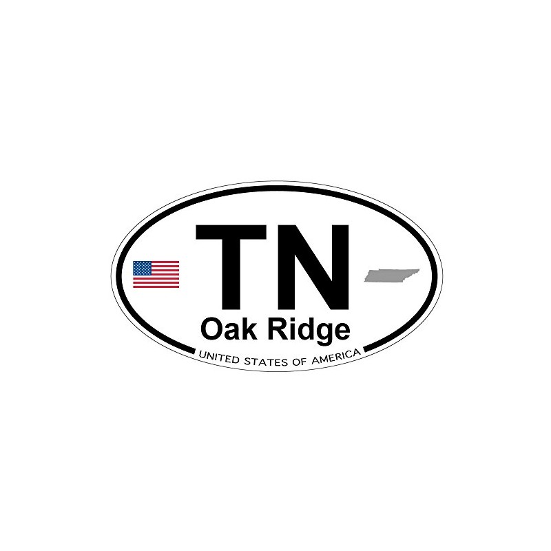 US Decal, Inc. Oak Ridge, Tennessee Oval Sticker