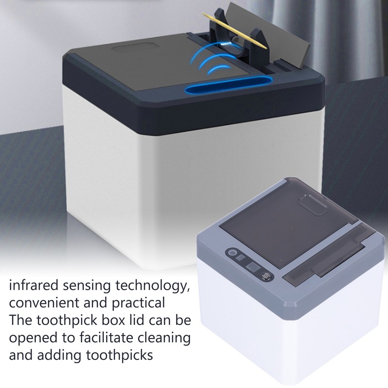 Smart Toothpick Dispenser Auto Infrared Induction Toothpick Box Portable Toothpick