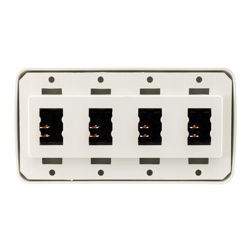 RecPro RV Switch SPST On/Off 4 Gang Bezel | 12V