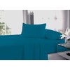 Fitted Bed Sheet With FREE Pillow Case Poly Cotton TEAL