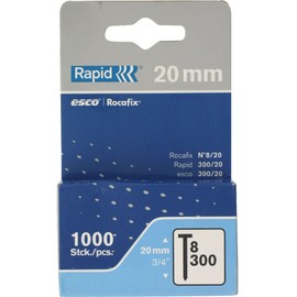 Rapid High Performance No.8 Galvanised Steel Brad Nails, Wire Length: 20 mm, 11901720 - 1000 Pieces