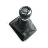 Gear Knob 6 Gears + Gear Stick Boot in Black