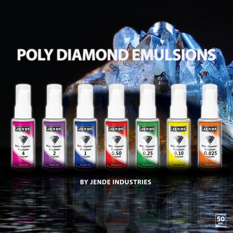 Jende 0.5 Micron Poly Diamond Stropping Emulsion 50ml