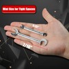 SPEEDWOX Mini Double Open End Wrench Set SAE 5/32"-7/16" 10pcs