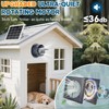 Solar Powered Exhaust Fan, 25W Solar Panel+8" High Speed Solar