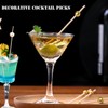 Rowcay 300 Pack White, Pink and Gold Plastic Pearl Cocktail
