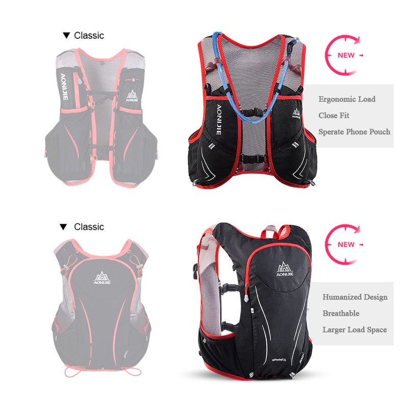 [通拓商品]AONIJIE 5L Hydration Vest Water Bladder Backpack Outdoor Hiking Running