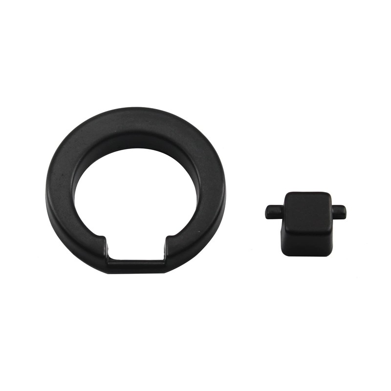 Zerniple Solid Aluminum Alloy Flush Ring Pull Cupboard Handle Invisible