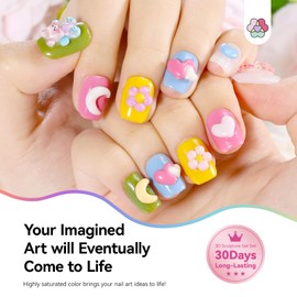 SAVILAND SSPro X 3D Nail Gel Set: 6 Colors Soak Off Solid 3D Sculpting Gel for Nail Art Design, Non-Sticky Hand Carving Molding Painting Sculpture Gels for Home Salon Manicure DIY Starter Kit