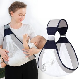 KAREN Ergonómico Fular Portabebés, Rebozo para Cargar Bebe, Correa ergonómica para bebé con un Hombro, Se Puede Utilizar como Cobertor de Lactancia, Apto para Niños de 0 a 24 Meses