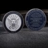 Navy Armed Forces Prayer Coin - USN Sailor's Creed Challenge