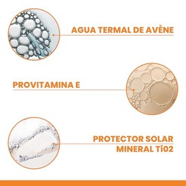 AVENE, Protector solar compacto mineral con color tono arena, alta proteccin FPS 50, cobertura unificadora, para piel sensible, 10g                   