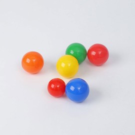 Kichvoe 50pcs Ball Game Balls Ball for Sphere Party Balls Picking Balls for Party Plastic Ball Props Balls for Home Party Raffle Balls Can Put Red Equipment Pvc