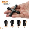 ZAVIA 4 Way Multifunction Utility Key | Black Meter Box