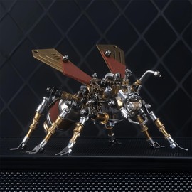 Adult 3D Metal Puzzle, Punk Insect Metal Model Set, 3D Metal Puzzle Mechanical Insect Building Blocks, Fun DIY Assembly, high-end Men's Gifts.