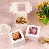 WINKIO WINKIO 24pcs White Cookie Boxes, 4x4x2.5 Inches Bakery Boxes