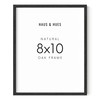 HAUS AND HUES Modern 8x10 Picture Frame Black – Minimalist