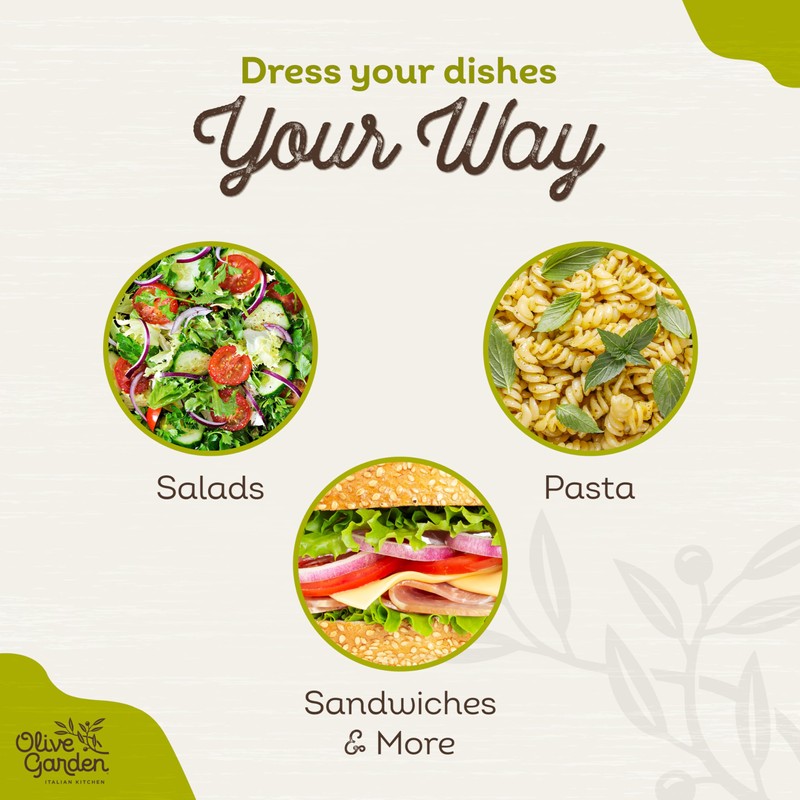 Olive Garden Signature Italian Dressing, 16 fl. oz., Made with