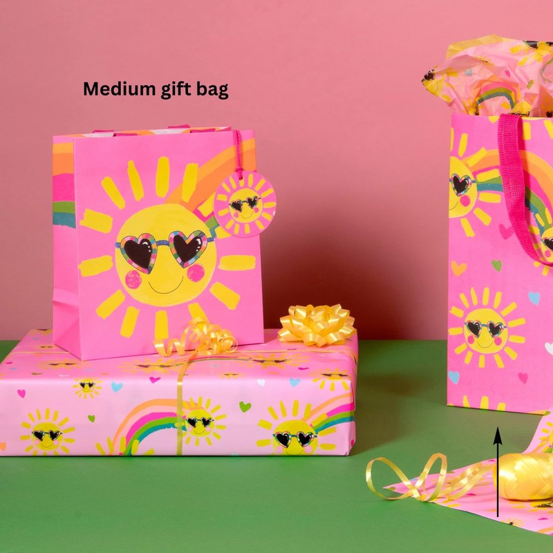 Glick Luxury Gift Bag, Sunshine Medium Gift Bag, Sunshine Gift