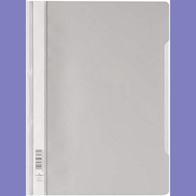 Durable 252310 Clear View Folder-Report File A4 PP, Grey -