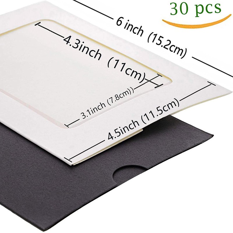 30PACK Paper Photo Frames 10x15 cm Paper Picture Frame with