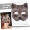 WOONEKY Realistic Fox Masks Animal Masks Cosplay for Men Women