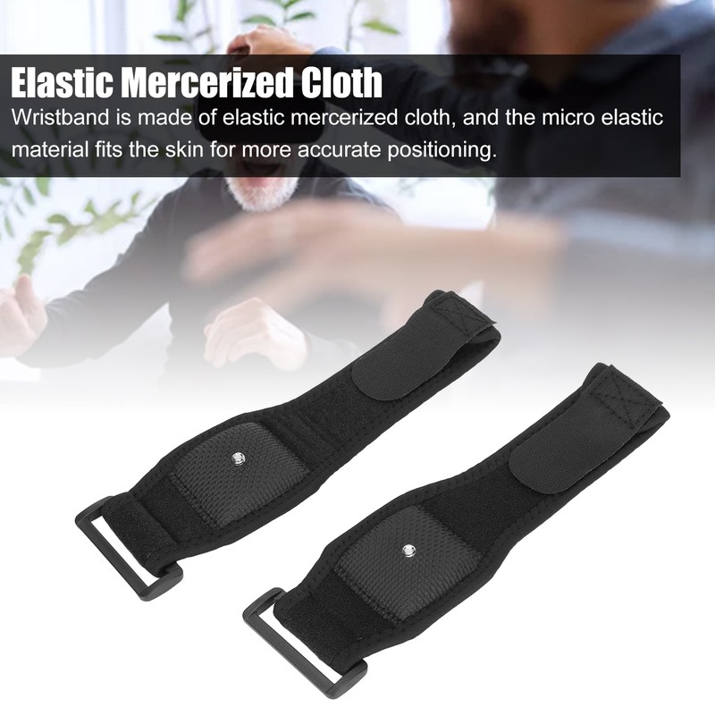 1 Pair VR Wristband Strap Breathable Elastic Mercerized Cloth VR