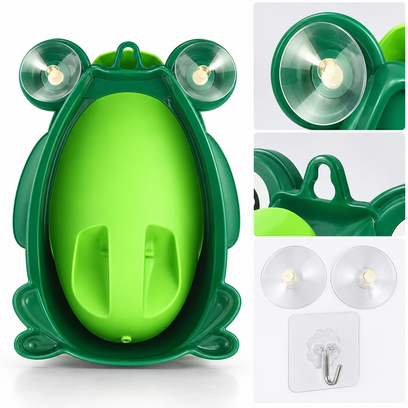 Frog Potty Training Urinal for Boys – Wall-Mounted Toddler Pee