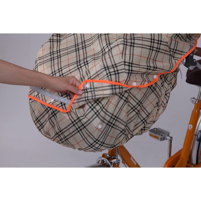 川住製作所(Kawasumi Seisakusyo) 自転車 チャイルドカバー ラージ KW-460L ベージュチェック