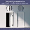 4-Pack 7 inch Hidden Hinges for Doors Invisible Hinges Concealed