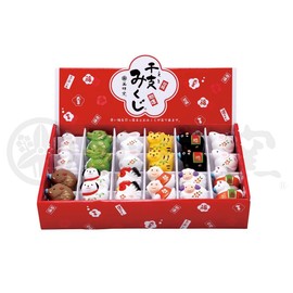 Yakushigama Nishikisai Lucky Zodiac Display Set [134] Figurine, Interior Decoration, Lucky Charm, Colorful, Body Size: Height 1.4 - 1.6 inches (3.5 - 4 cm), Width 1.8 - 1.8 inches (4 - 4.5 cm)