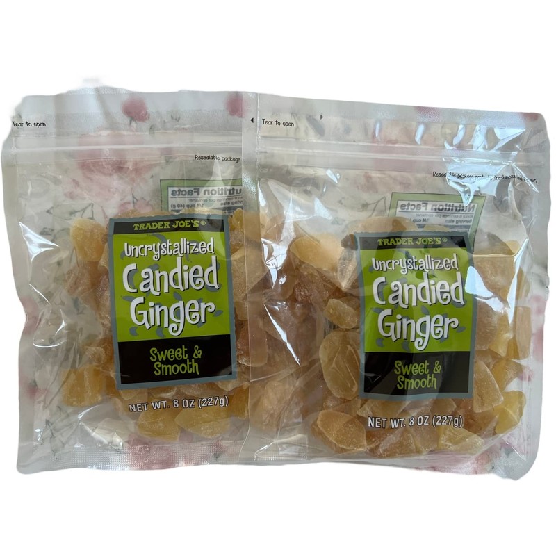 Trader Joe's Uncrystallized Candied Ginger Sweet & Smooth, 8 oz