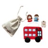 Nursery Rhyme" The Wheels on the Bus " Finger Puppet