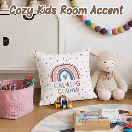 Calm Down Corner Supplies Calming Corner Decor Pillow Cover 18x18