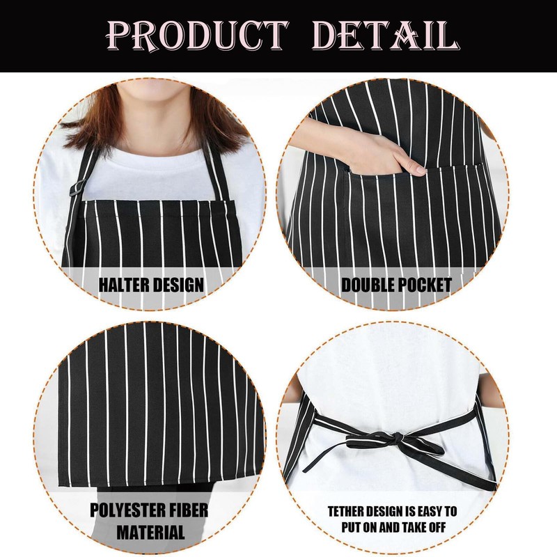 XZSKD 4pcs Chef hat, chefs hat,chef apron, for Adults Adjustable