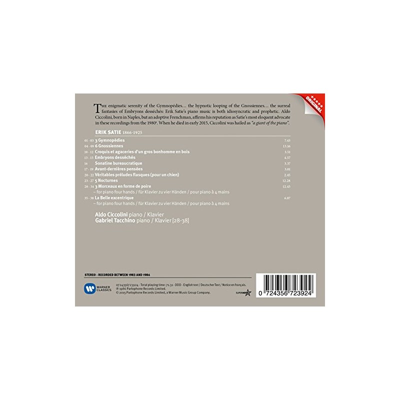 Satie: Works for Piano