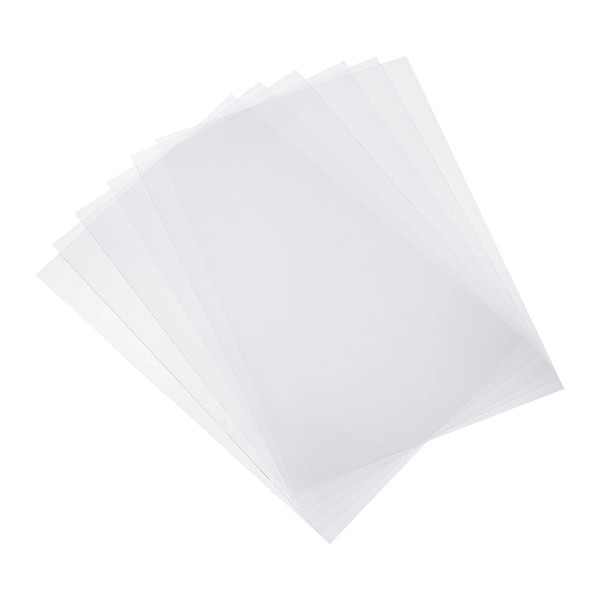 PATIKIL 16 Mil Clear PVC Binding Covers, 10 Pcs Front