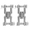 2Pcs Anchor Swivel Shackle, 304 Stainless Steel Swivel Shackle, Rotating