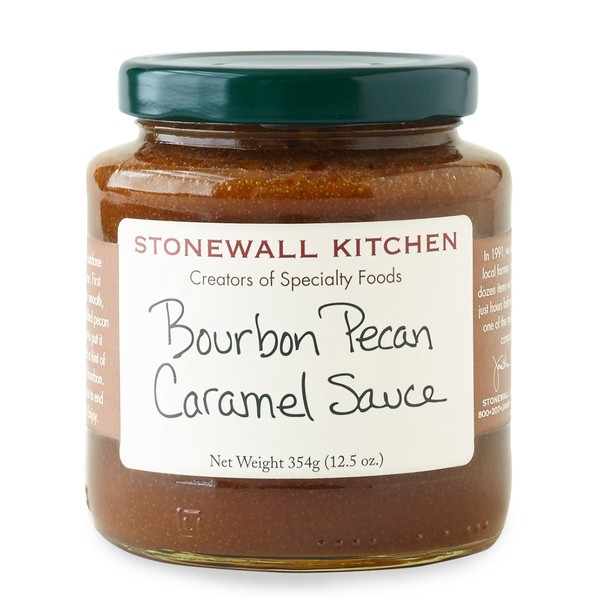 Stonewall Kitchen Bourbon Pecan Caramel Sauce, 12.5 Ounces