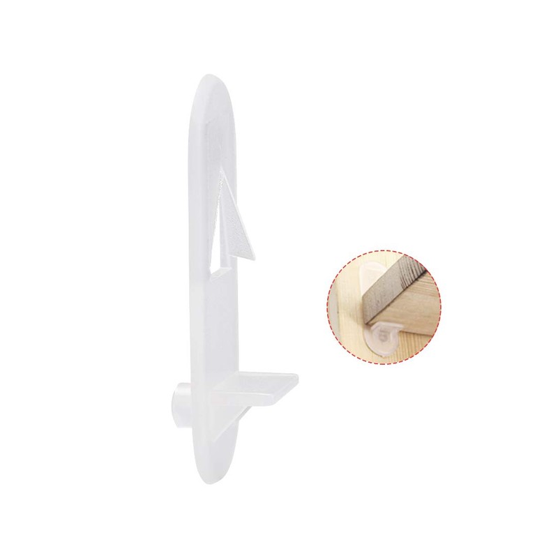 sourcing map Plastic Shelf Support Pegs 20pcs 7mm Locking Shelf