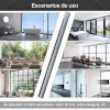 Película Espejo Privacidad Briofox 90x500cm Aislante Térmico Protección UV