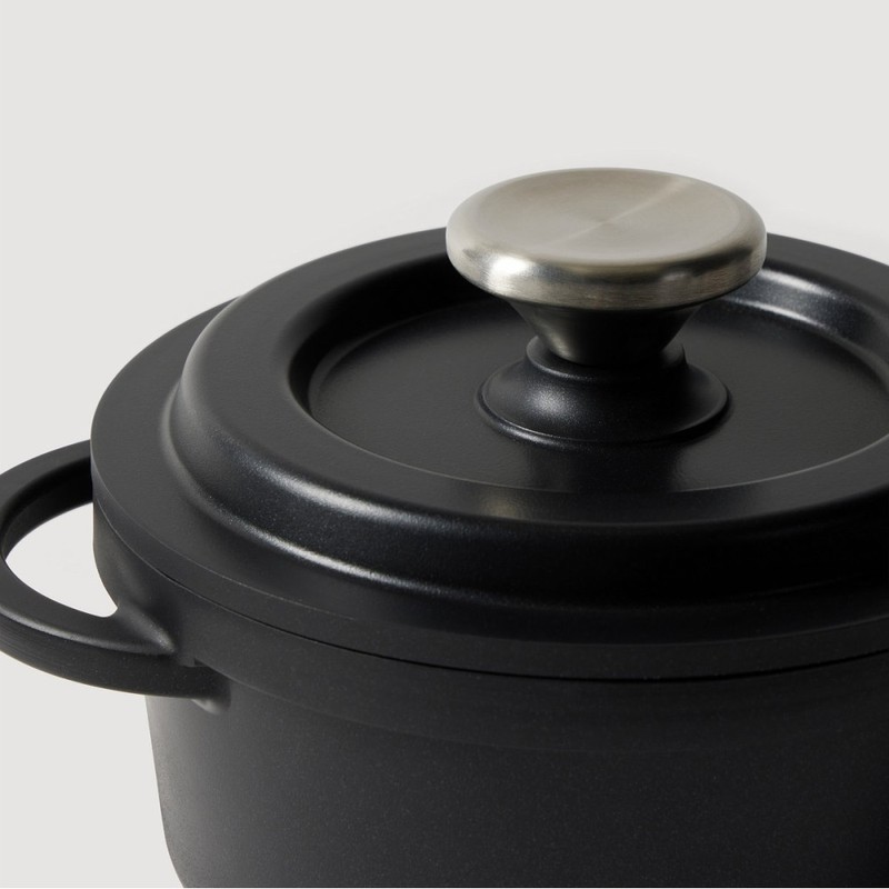 JAJU [JAJU] Lightweight Cast Iron Double-Handled Pot_18CM