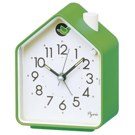 Seiko Clock Alarm Clock Clock Analog Green 4.3 x 3.4 x 2.5 inches (110 x 86 x 63 mm) PYXIS Pixis NR452M