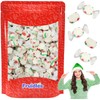 Christmas Sweet Taffy, Red, Green & White, Mixed Fruit Flavor,