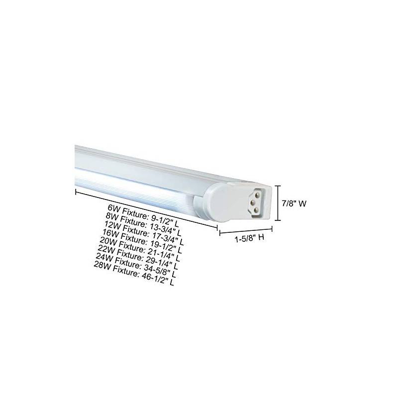 Jesco Lighting SG4A-16SW/30-W Sleek Plus Adjustable Grounded 16-Watt T4 Light