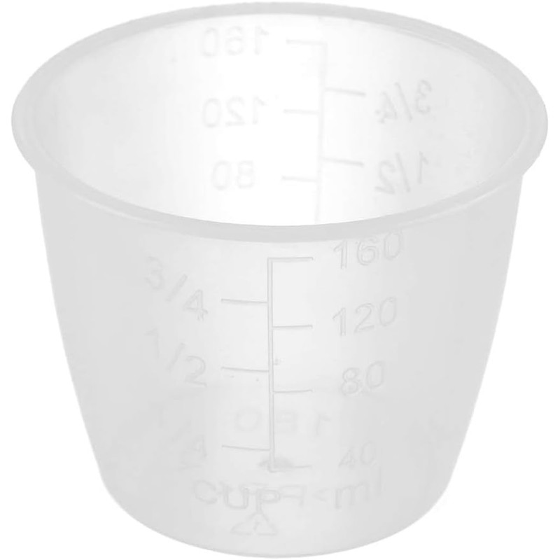 AKOAK Plastic Transparent rice Measuring Cup, 160ml Rice Cooker Measuring