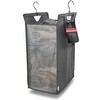 ALCOVA Hanging Laundry Hamper, Space-Saving Mesh Hanging Laundry Bag with