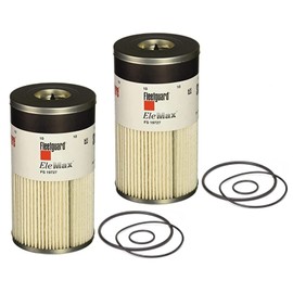Genuine Fleetguard - Cummins Filtration FS19727 Fleetguard Fuel Filter Water Separator (Pac of 2), Replaces Baldwin PF7895, Donaldson P551052, Luber Finer L5467FNXL, Wix 33727
